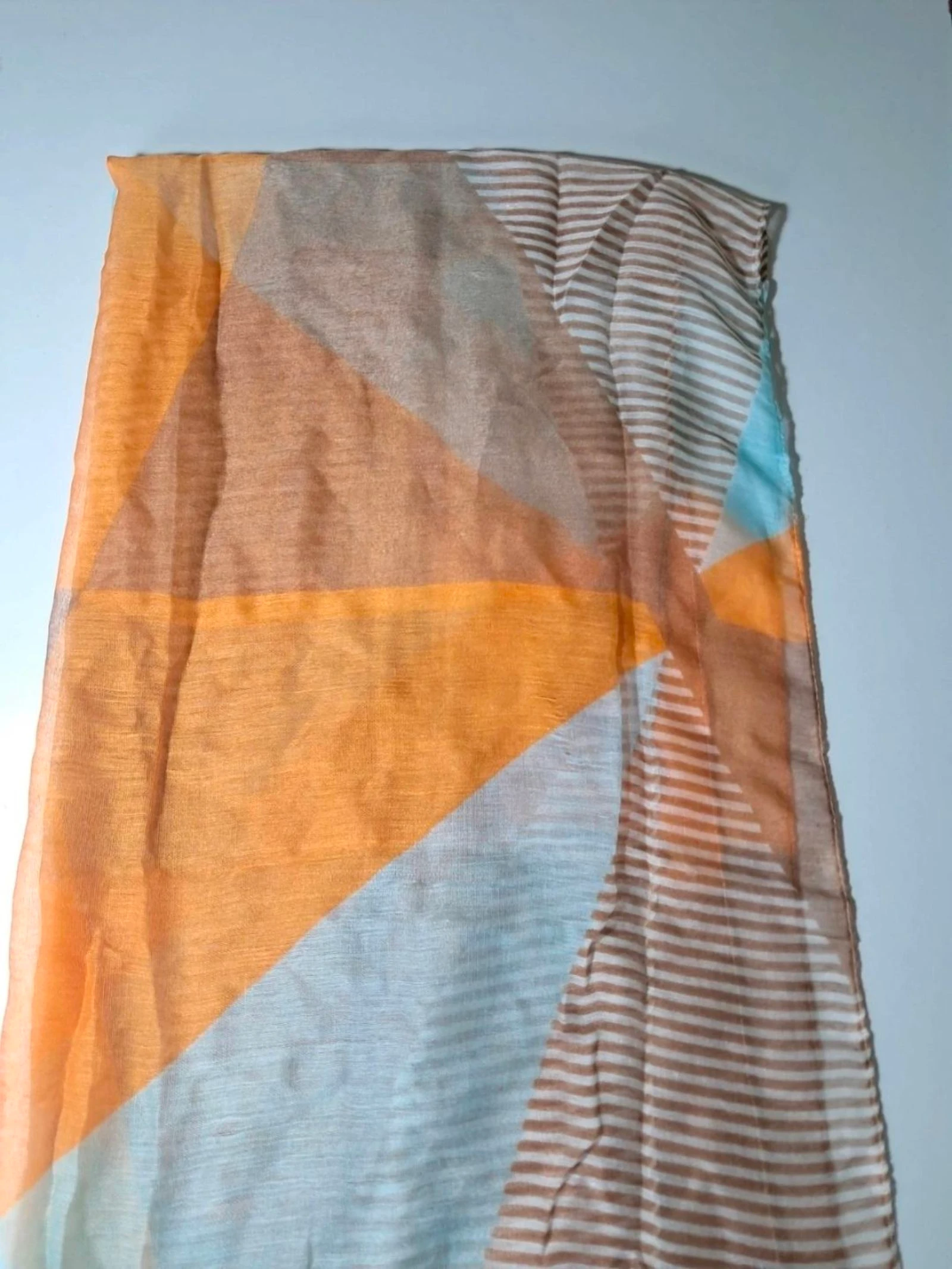 🧣 Lichte sjaal in warme tinten 🧣 – photo 5